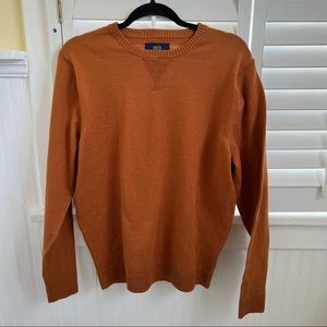 1901 Cotton & Cashmere Rust Ginger Crewneck Sweater Men’s Large